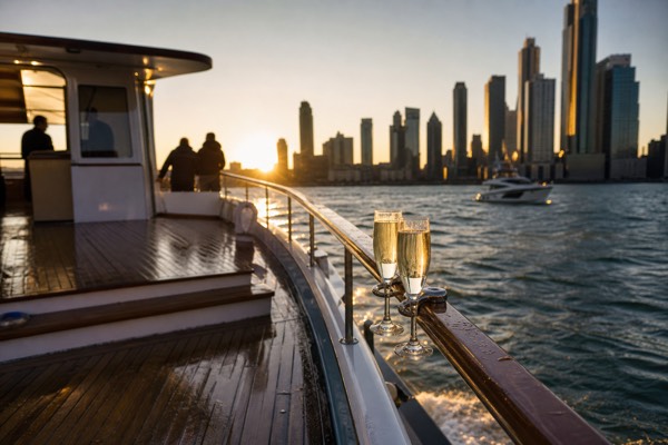 Champagne Sunset Cruise on the Yacht Manhattan
